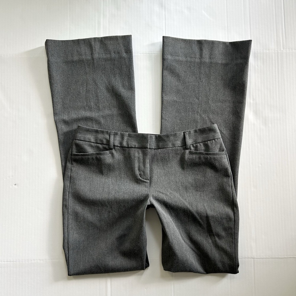 2000s Low Rise Bootcut Trousers Office Siren Y2K Preppy Parisian Women's 4 Long